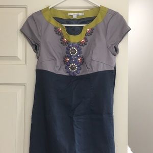 Two tone grey Boden dress